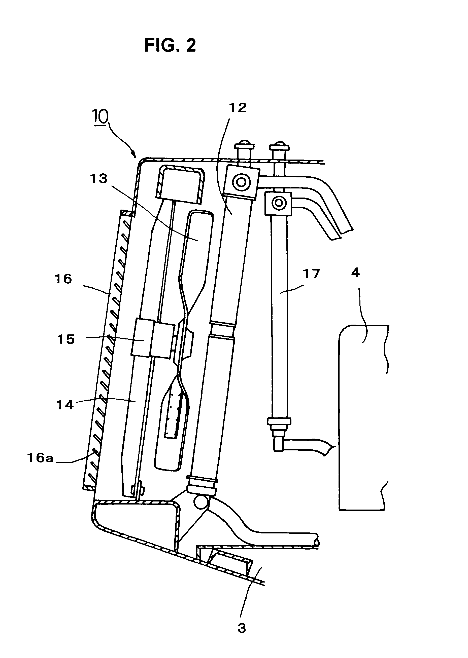 Cooling system for work machine