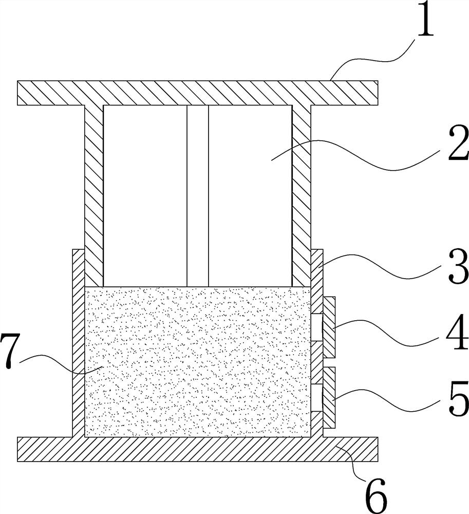 Gradable unloading sand box