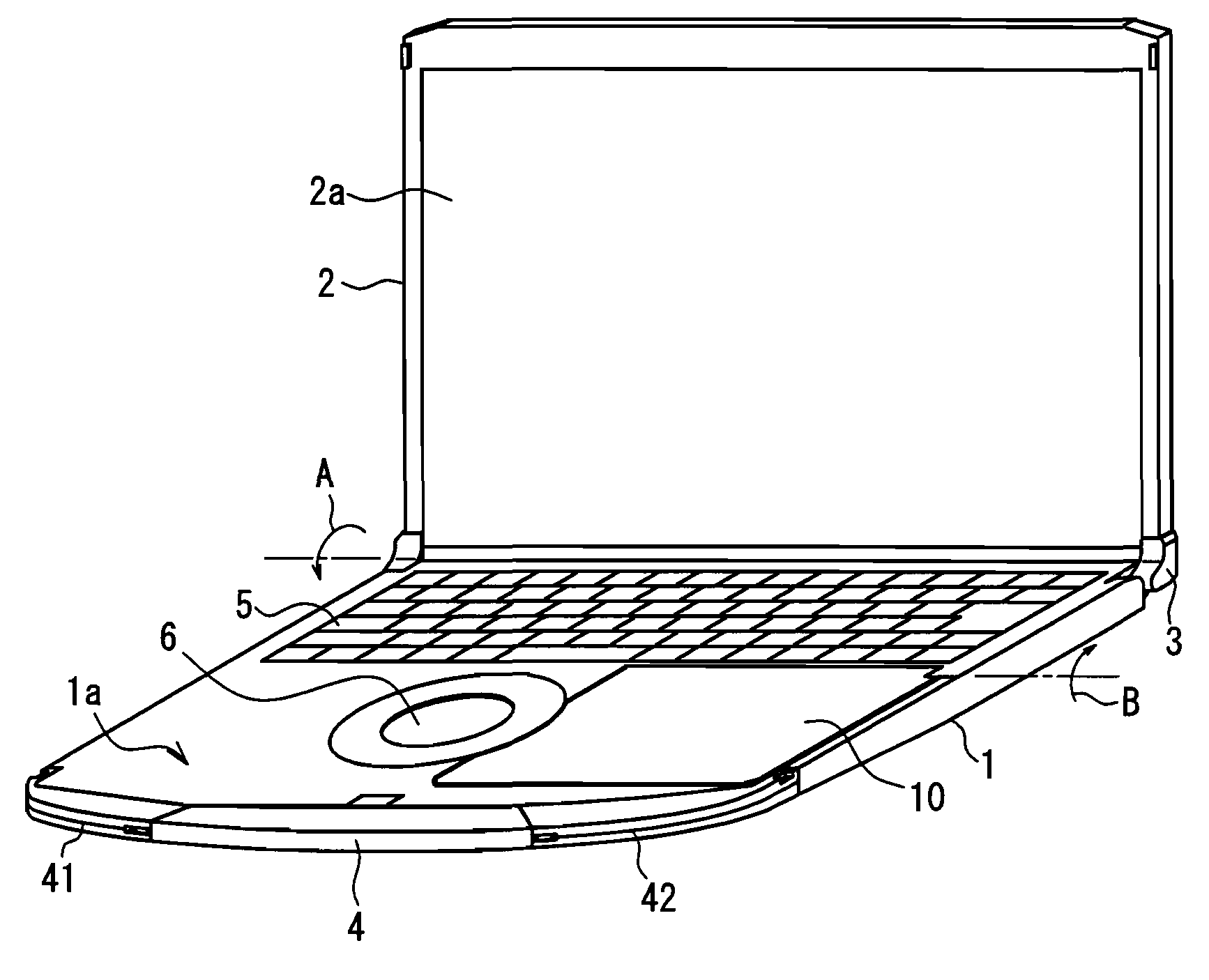 Cover opening and closing device and information processing unit