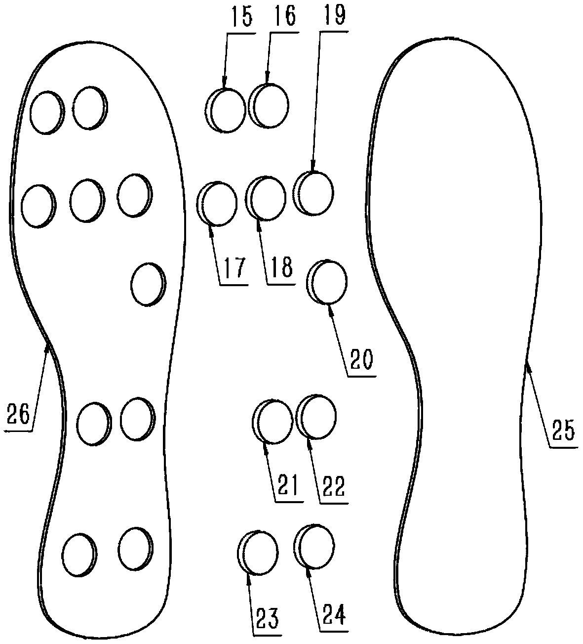 System and method for judging human body motion behaviors based on intelligent shoe