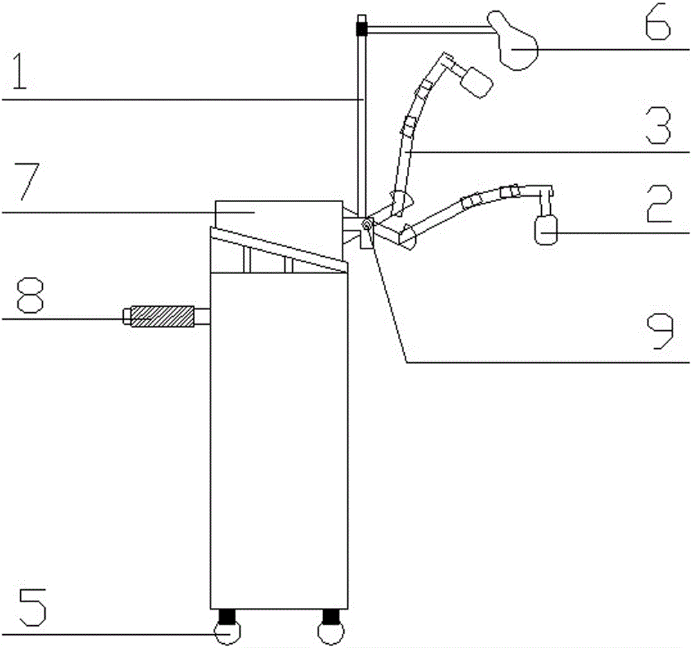 Speed-adjustable lifting back pounding device