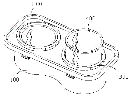 Automobile cup holder