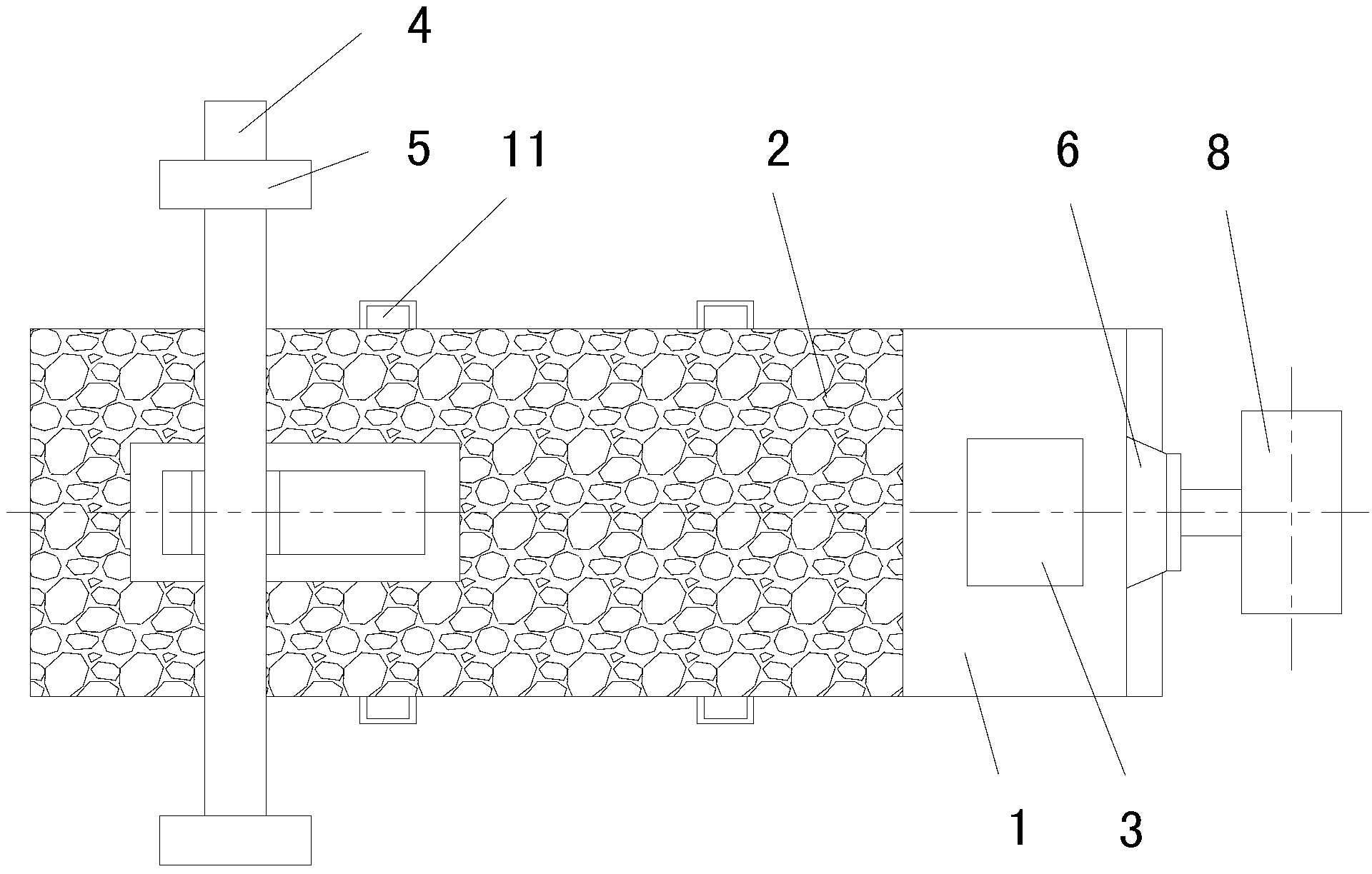 Stable knee joint shin offset amount measurement device