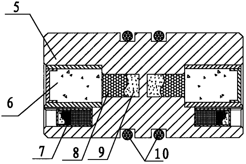 Bidirectional energization explosion-propagating device