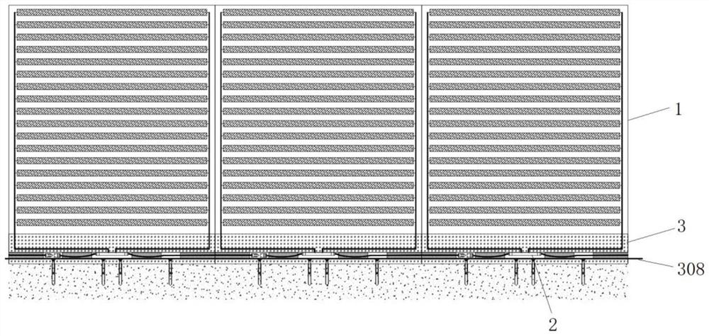 High-transmittance full-glass photovoltaic guardrail