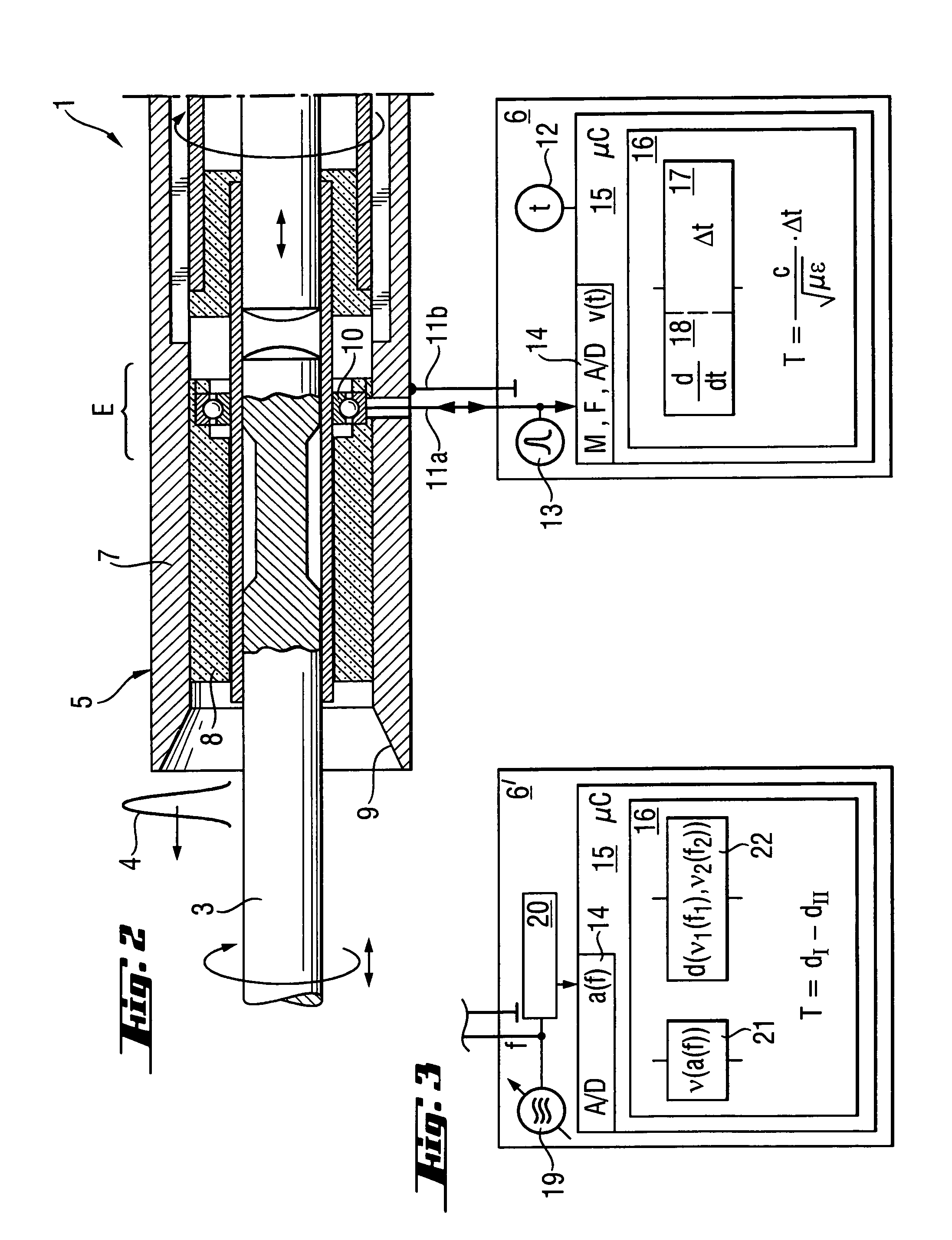 Power tool with measurement of a penetration depth of a working tool