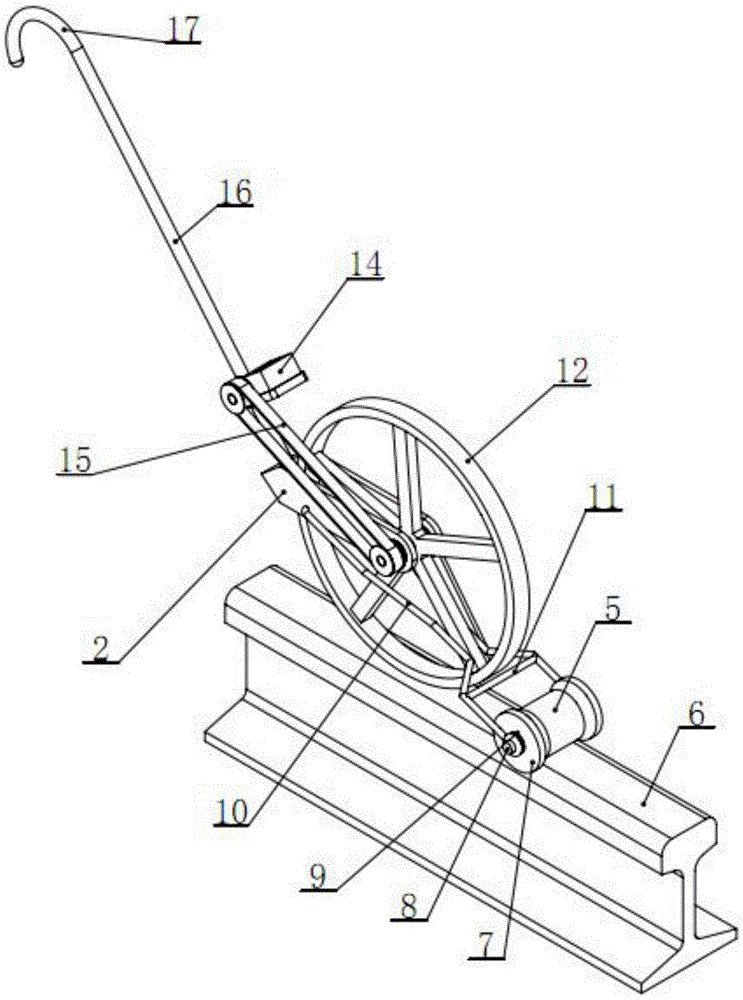 Wheel type range finder