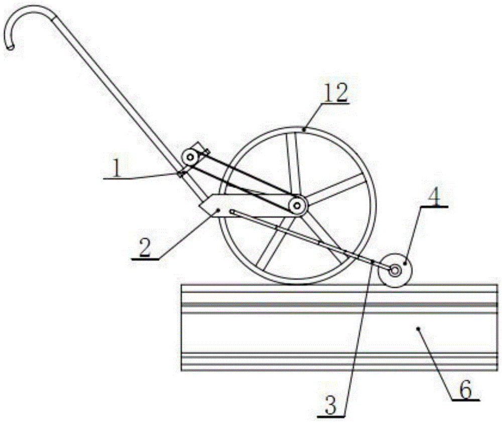 Wheel type range finder