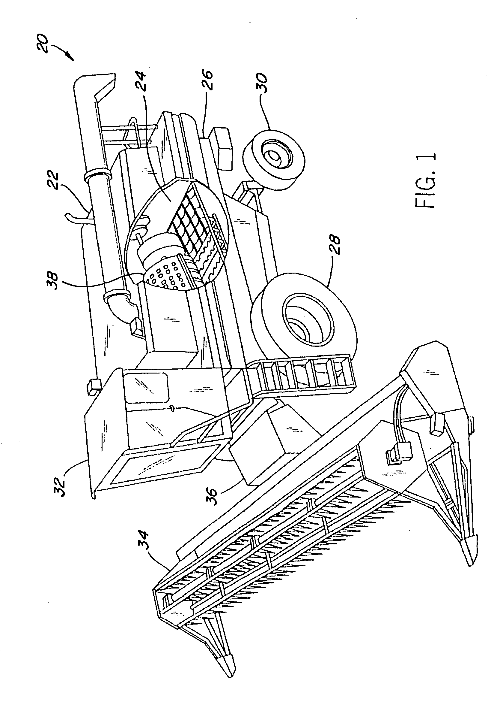 System and method for positively discharging crop residue from a combine