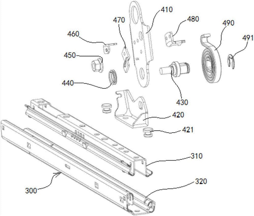 Seat with accessible linkage structure