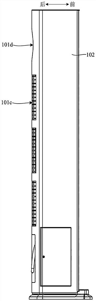 Indoor unit of cabinet air conditioner