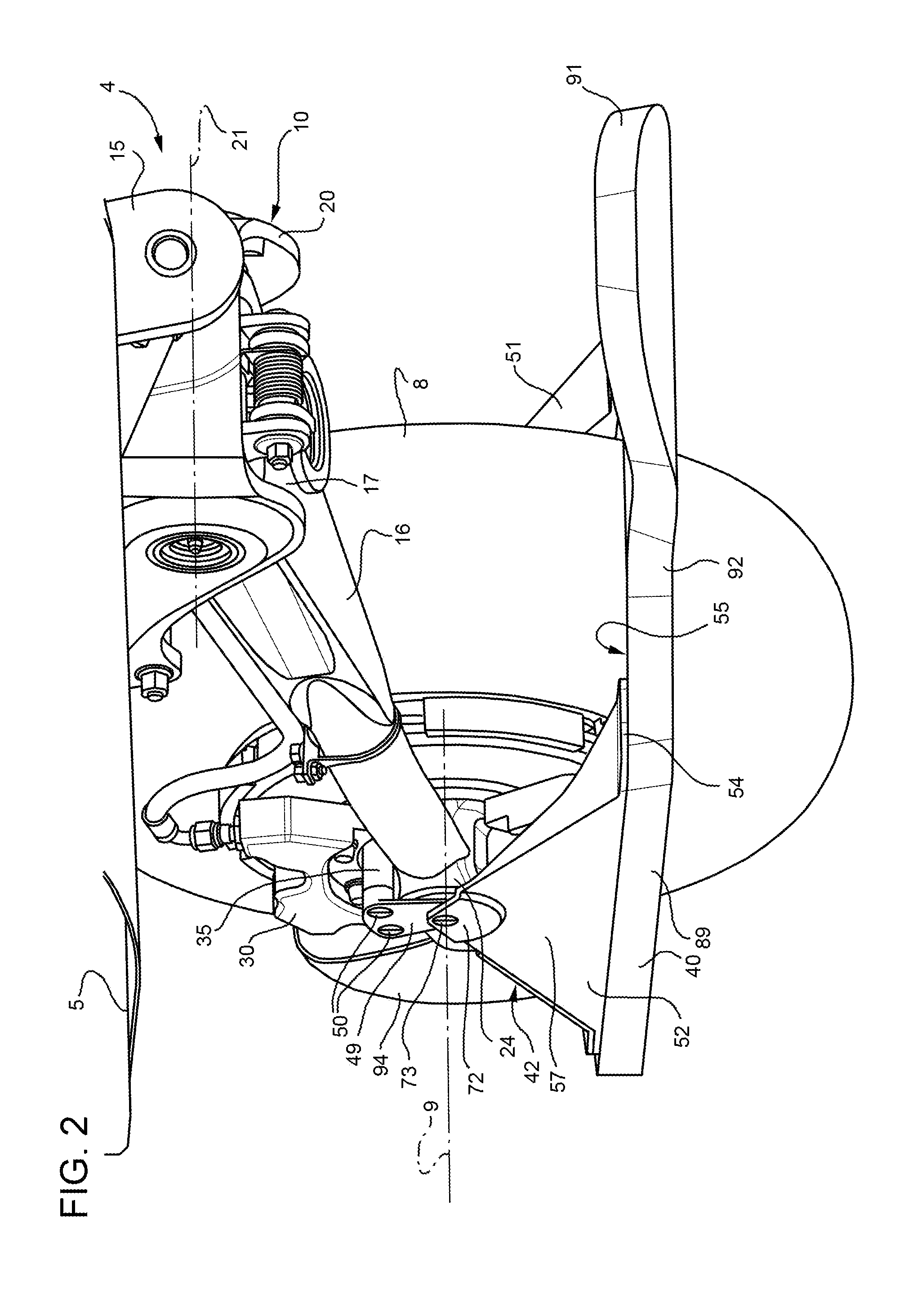 Retractable helicopter landing gear