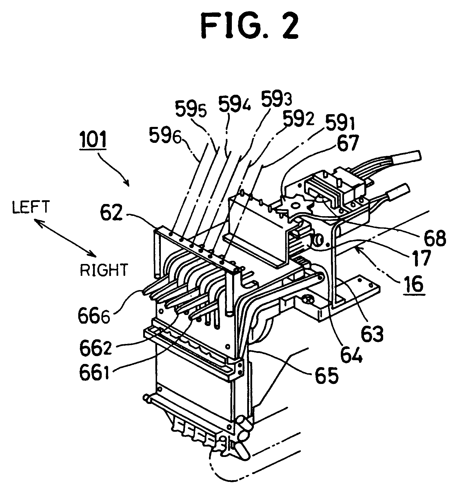 Embroidering machine