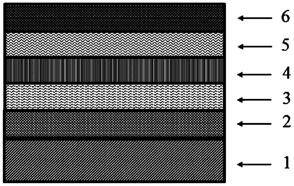 AlGaN-based tunneling junction structure based on polarization induced principle and preparation method thereof