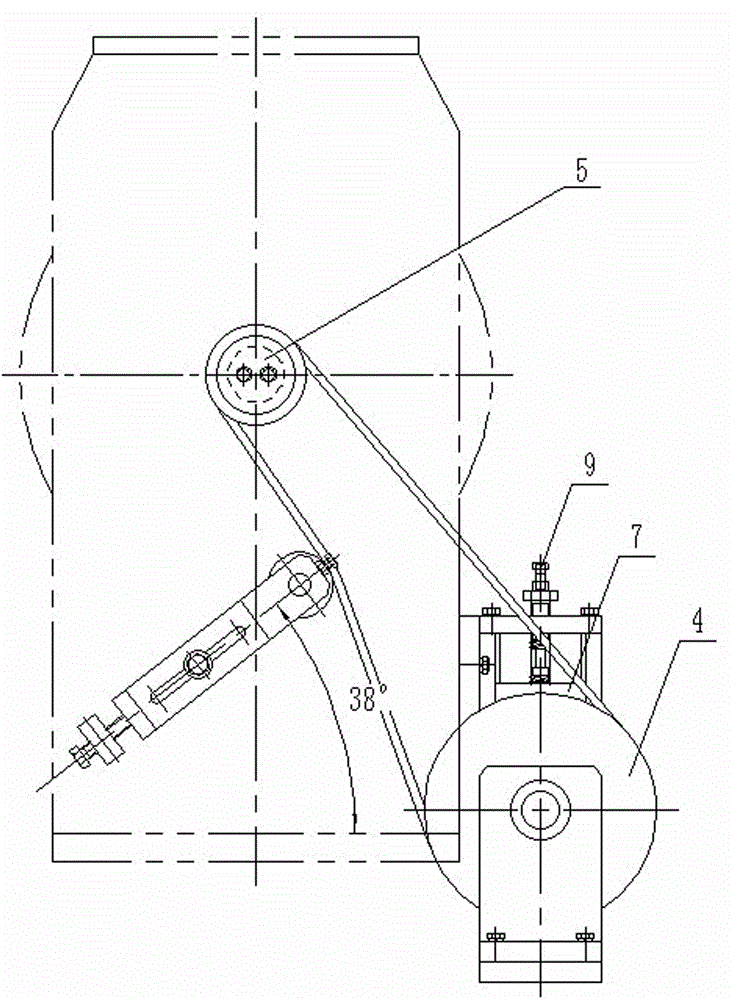 Slipping and continuous feeding device for high speed perforating machine