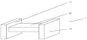 Chip-type dual-line electro-magnetic interference (EMI) common-mode inductor