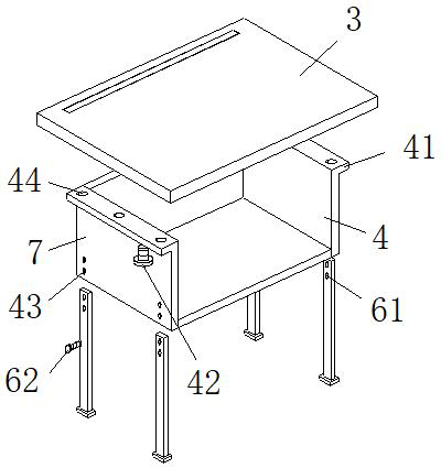 Multifunctional combined desk