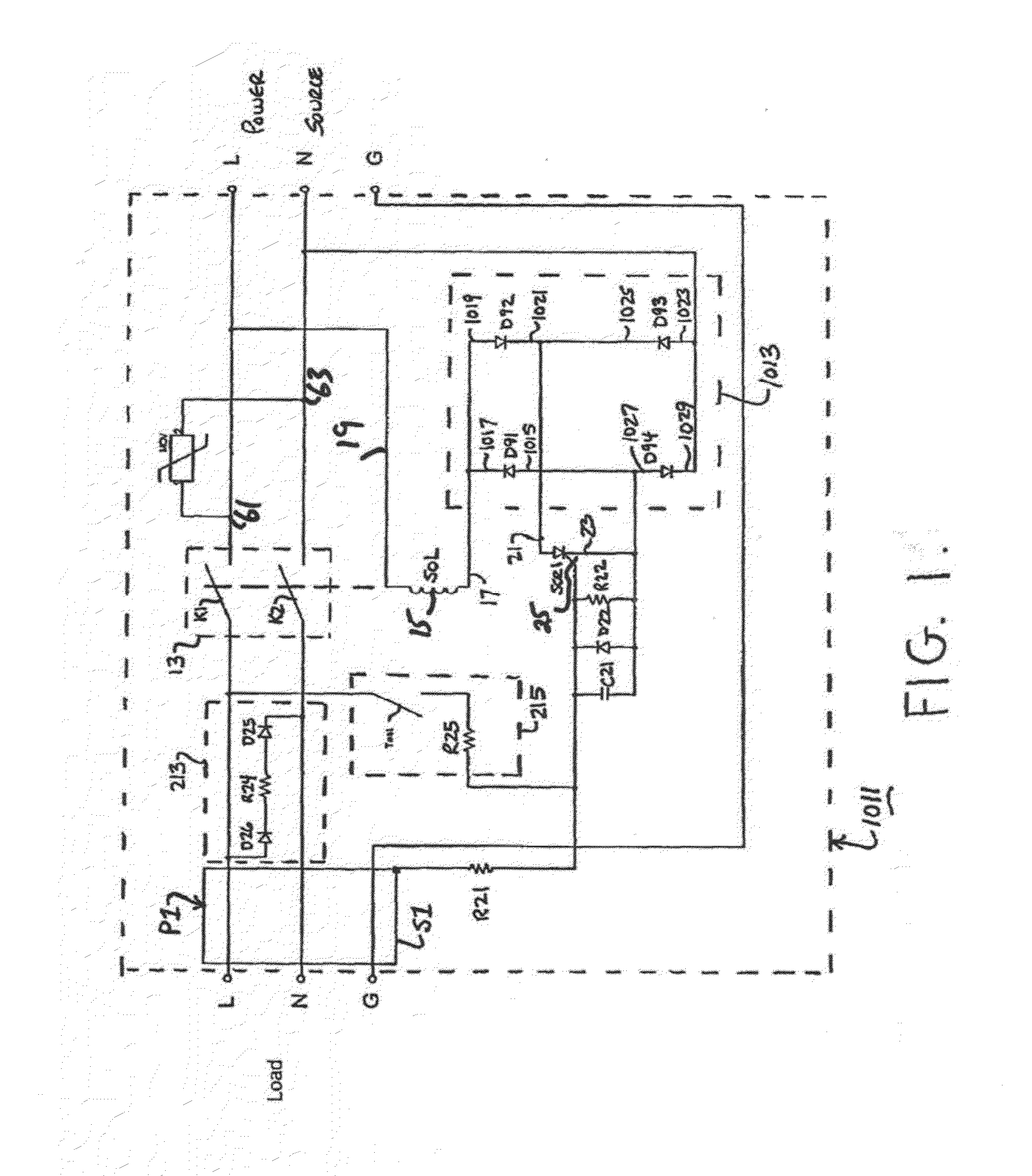 Leakage current detection and interruption (LCDI) device with ignition containment features