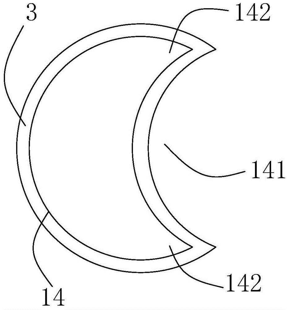 C-shaped direct-flow burner for pulverized coal-fired boiler