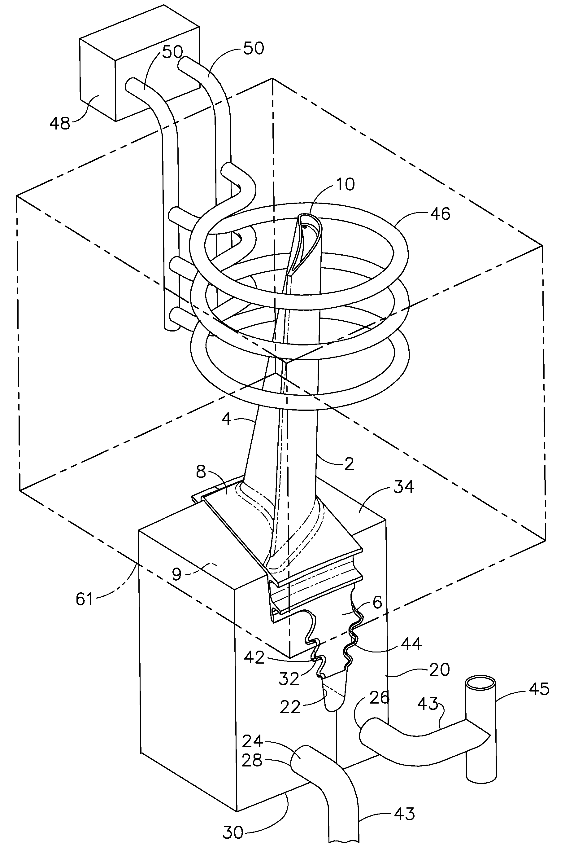 High pressure turbine airfoil recovery device and method of heat treatment