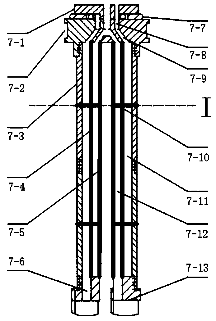 Polar frozen earth cooling drilling device and method