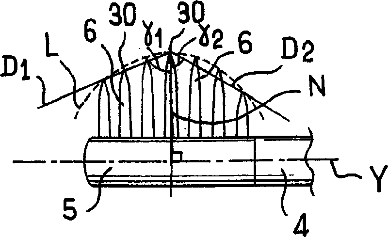 Container and applicator for applying a product on eyelash or eyebrow, in particular mascara