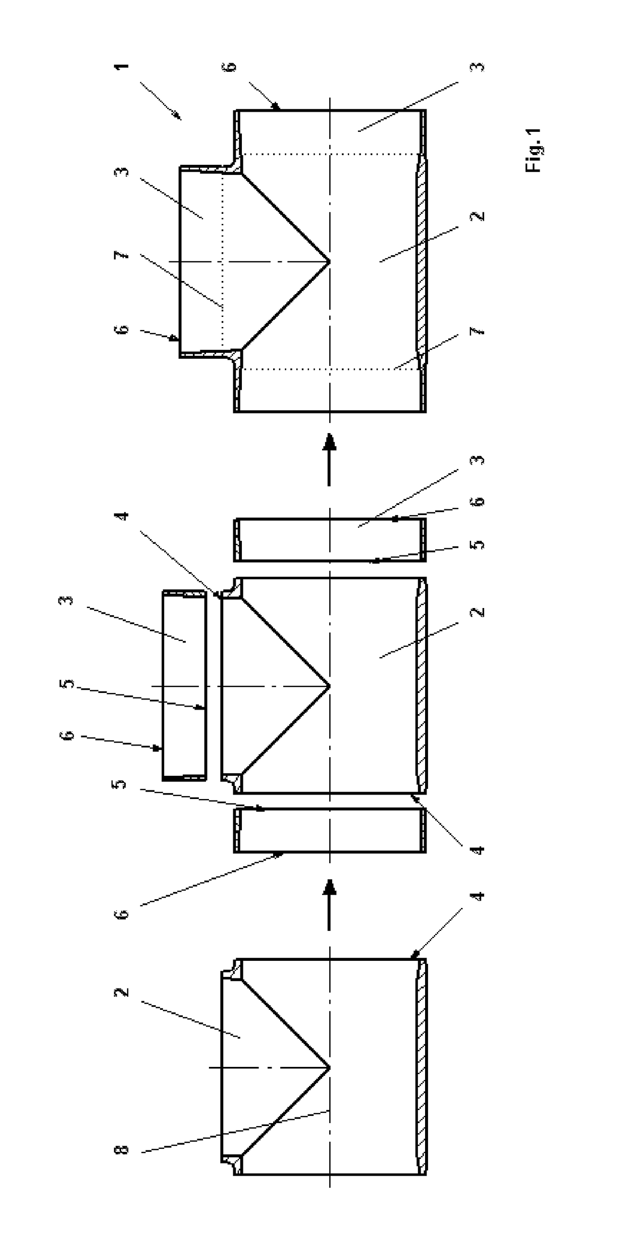 Modular fitting