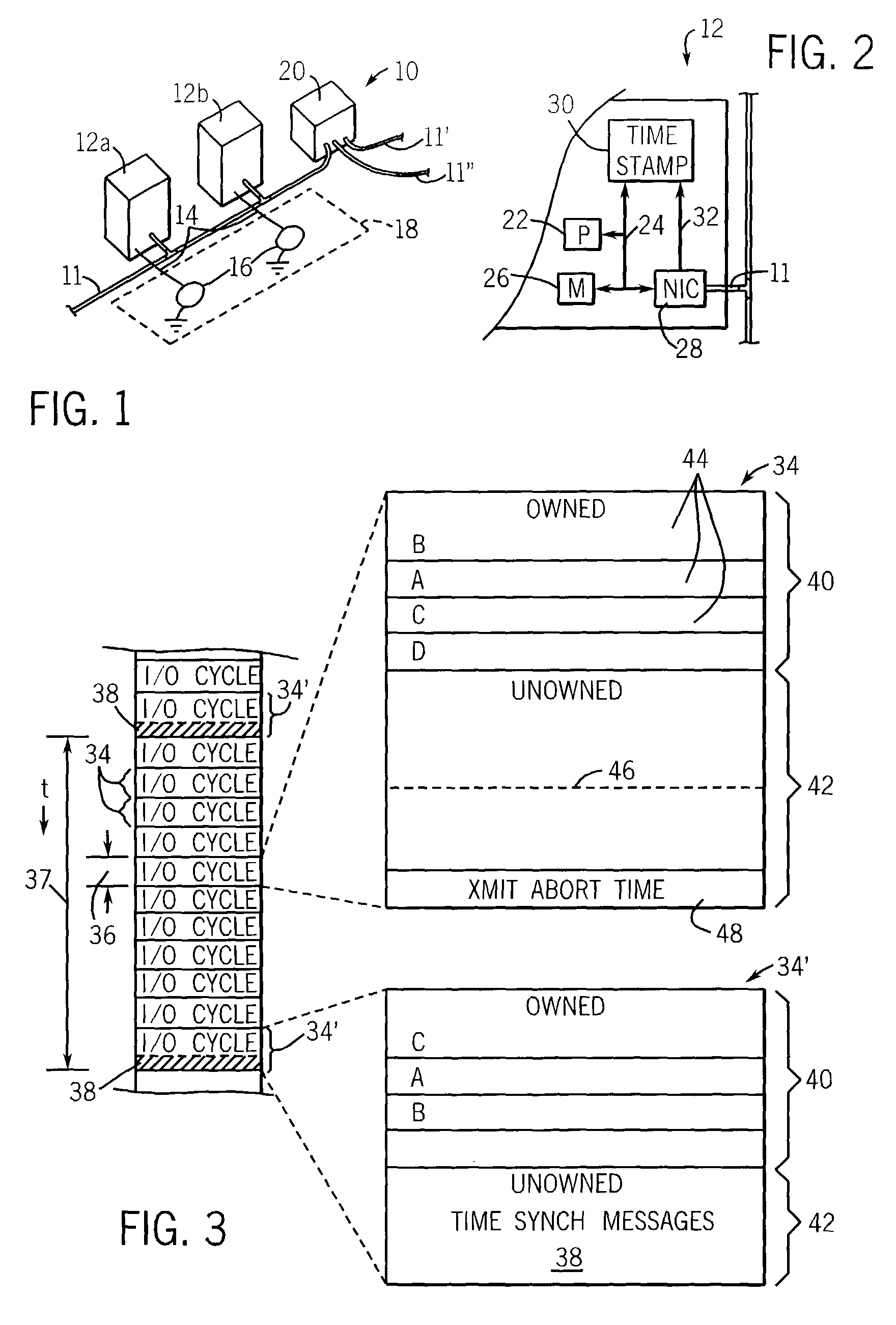 Industrial controller providing deterministic communication on ethernet