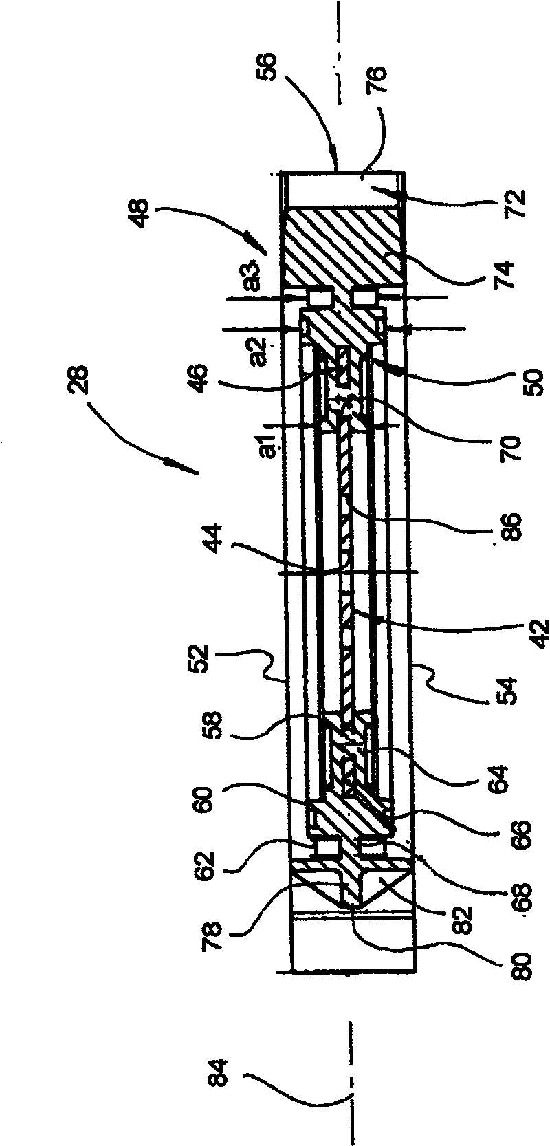 Running wheel for suction machine