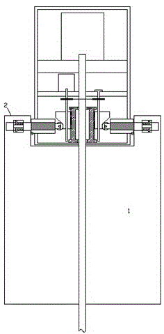 Water conservancy gate device capable of being locked and reset