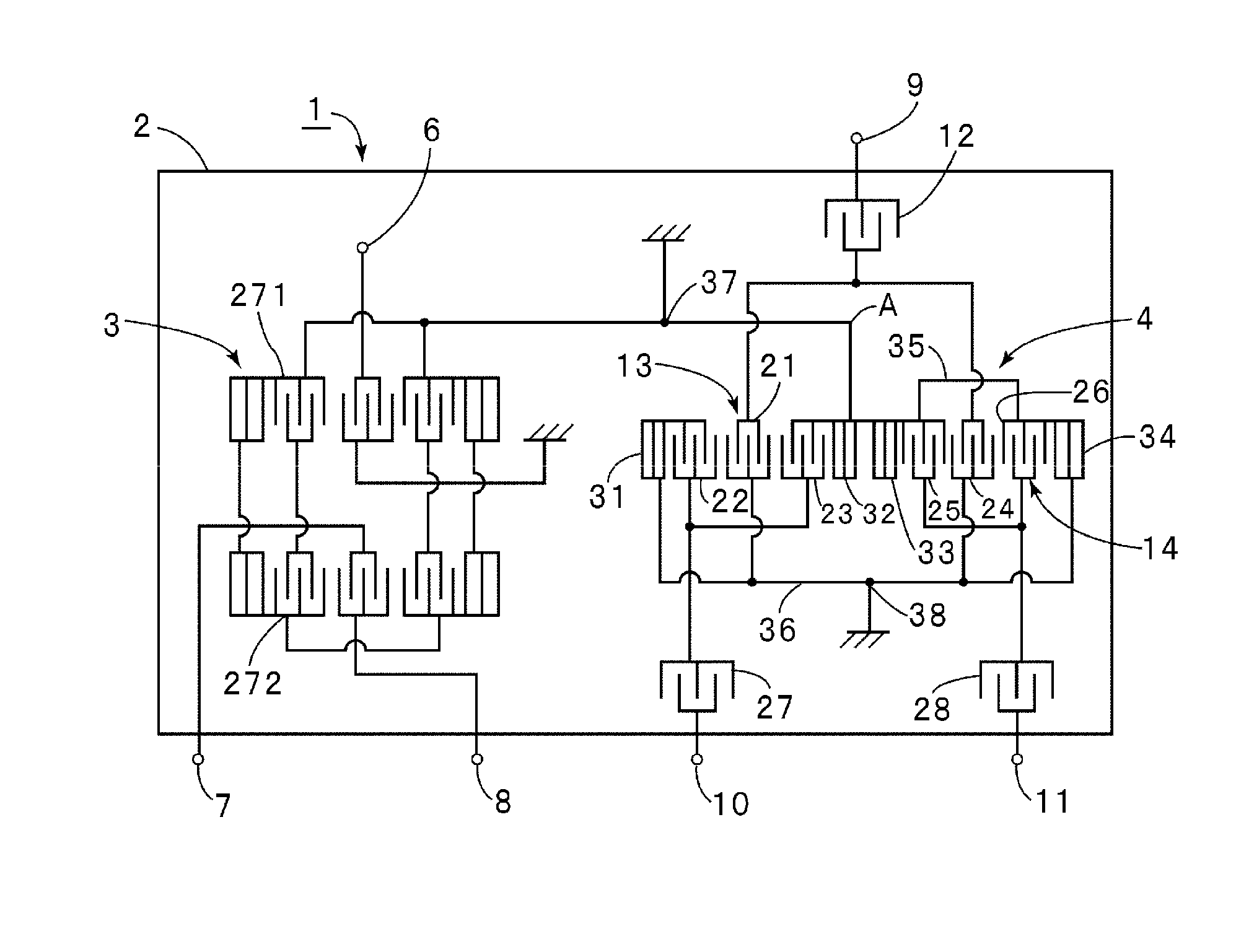 Balanced acoustic wave filter device and composite filter