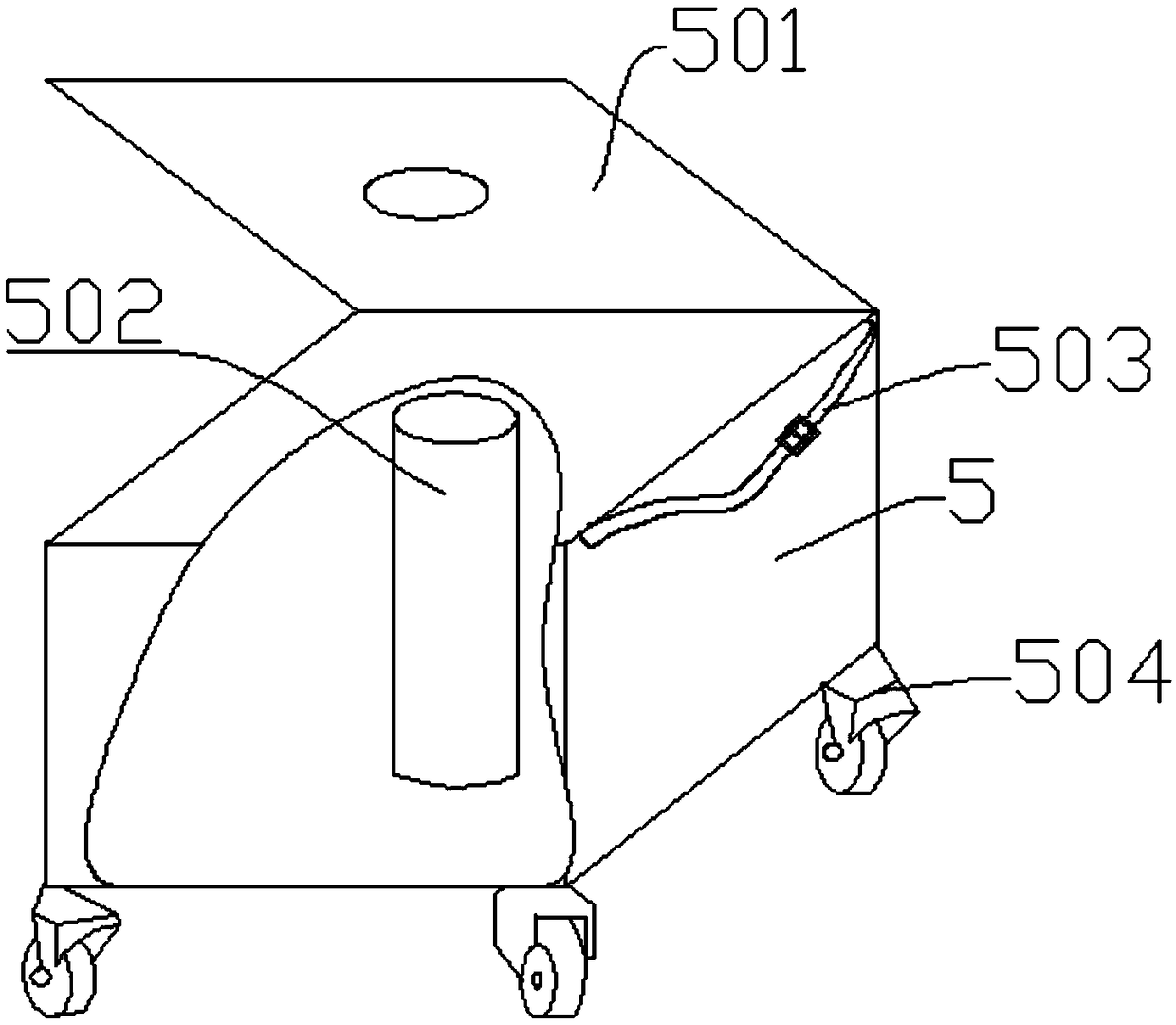 High-power lighting device for building construction site