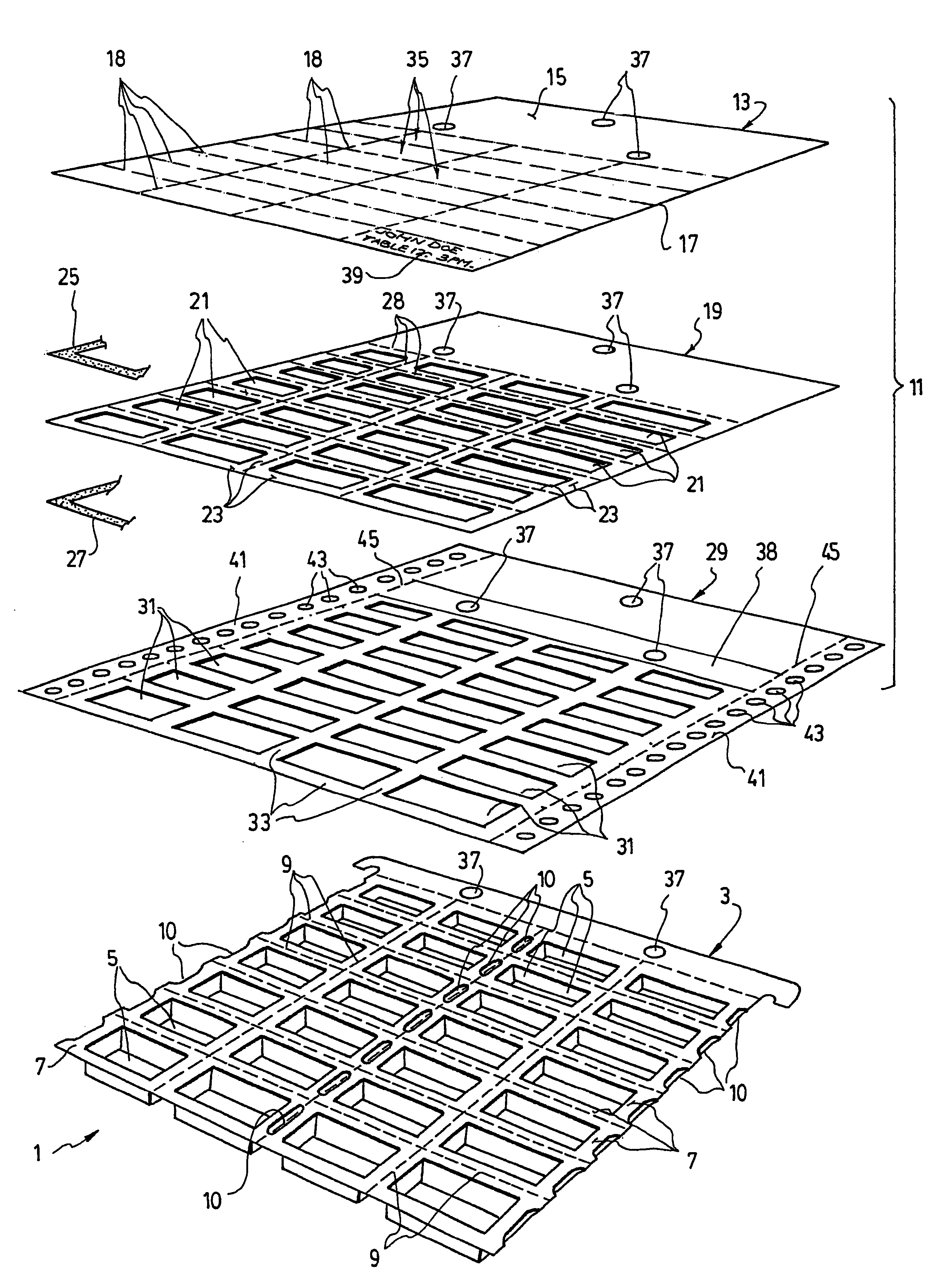 Peelable sealing sheet for individual pill containers and method for manufacturing the same