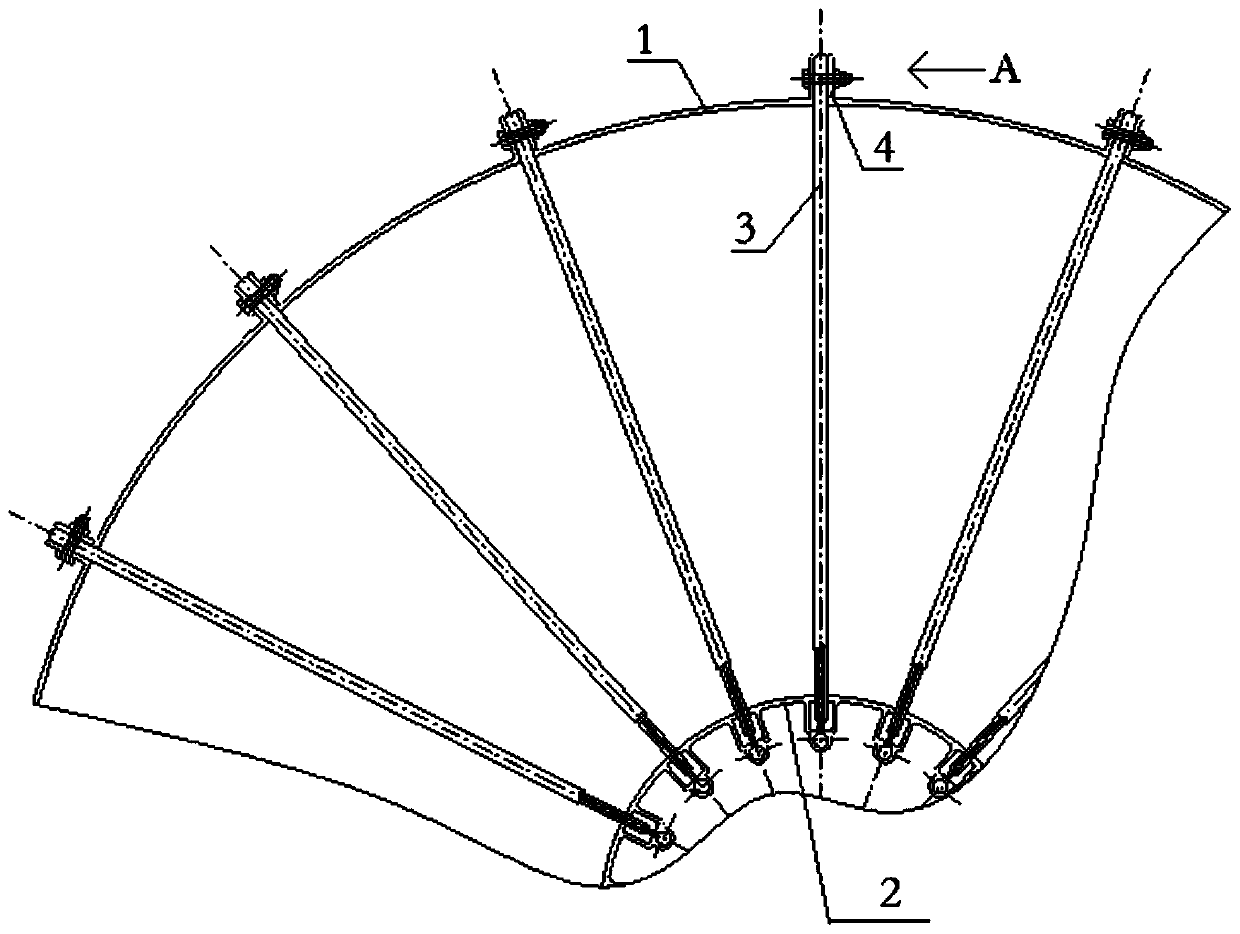 Engine air intake frame