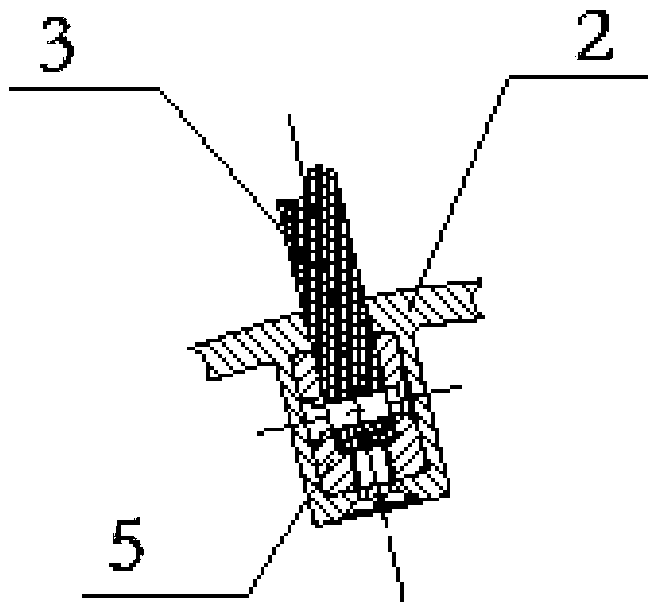 Engine air intake frame