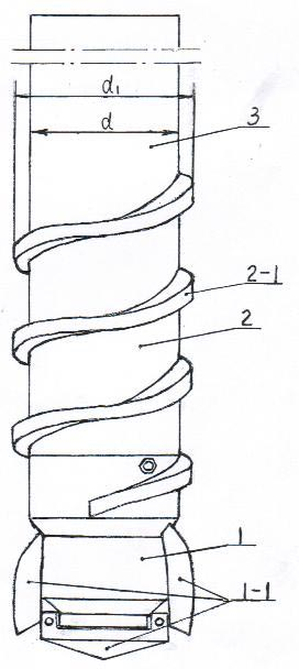 Half soil squeezing screw expansion pile forming method