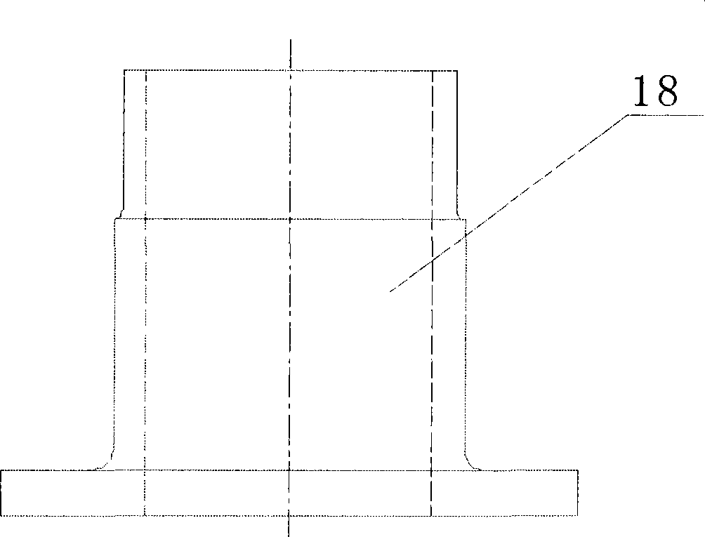 Method for precisely forming copper-nickel alloy flange pipes