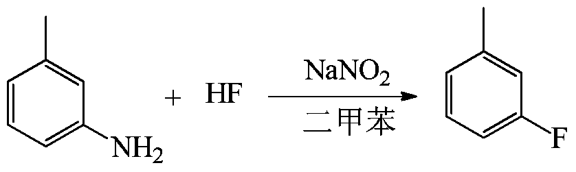 A kind of synthetic method of fluorine-containing aromatic compound