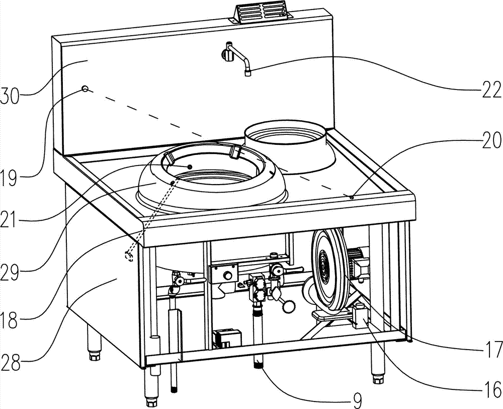 Intelligent gas stove burner