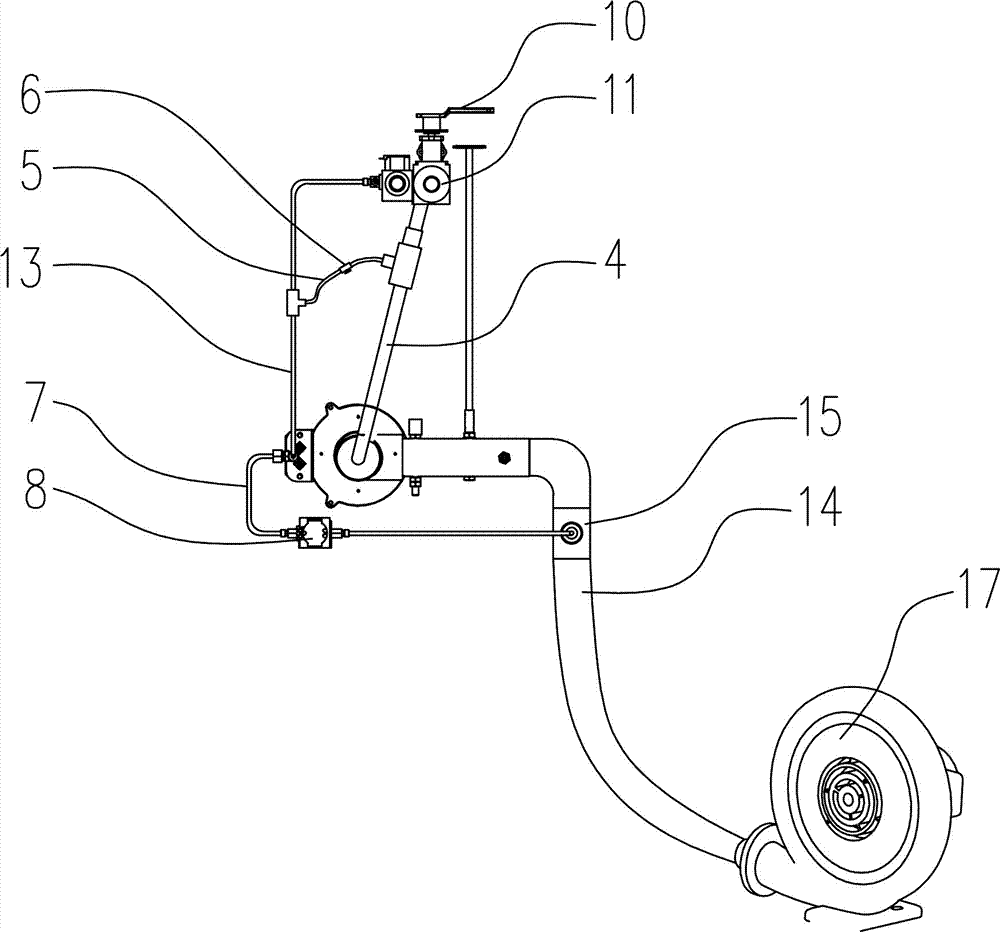 Intelligent gas stove burner