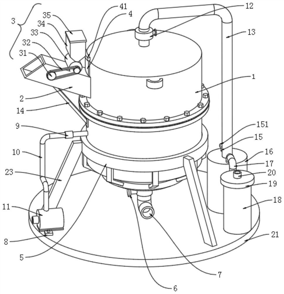 Environment-friendly deodorization device and method for kitchen wastewater