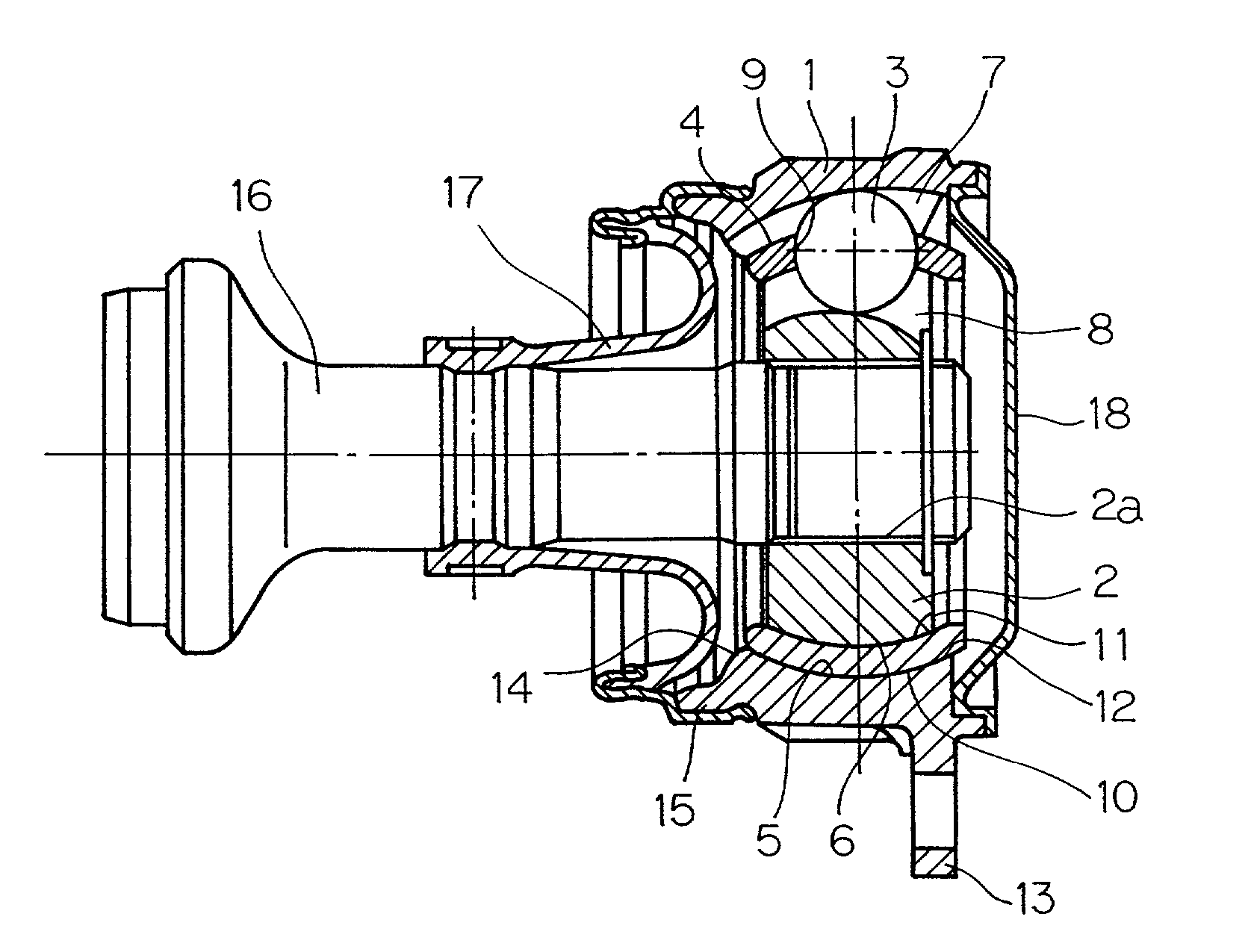 Constant velocity universal joint