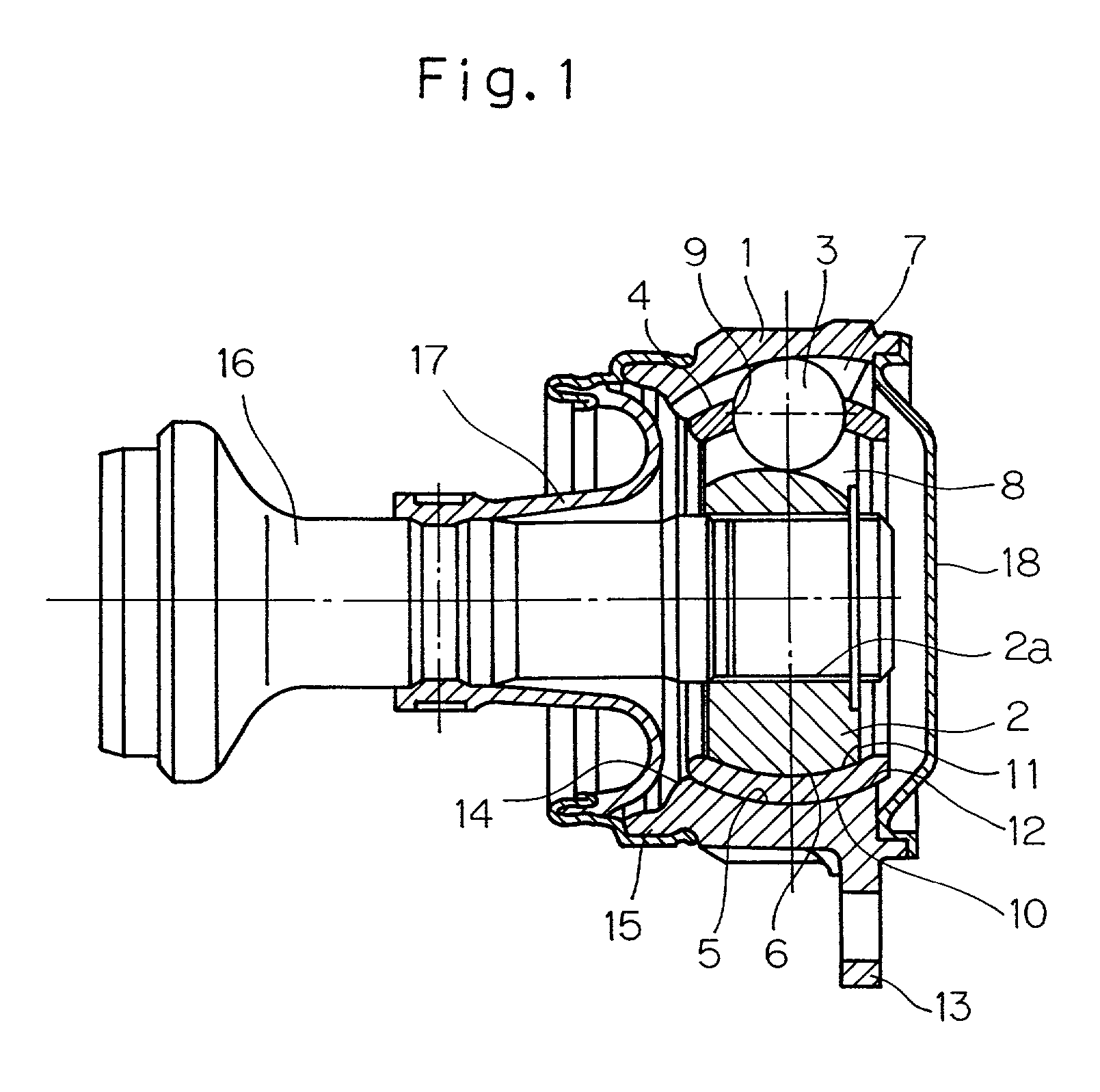 Constant velocity universal joint