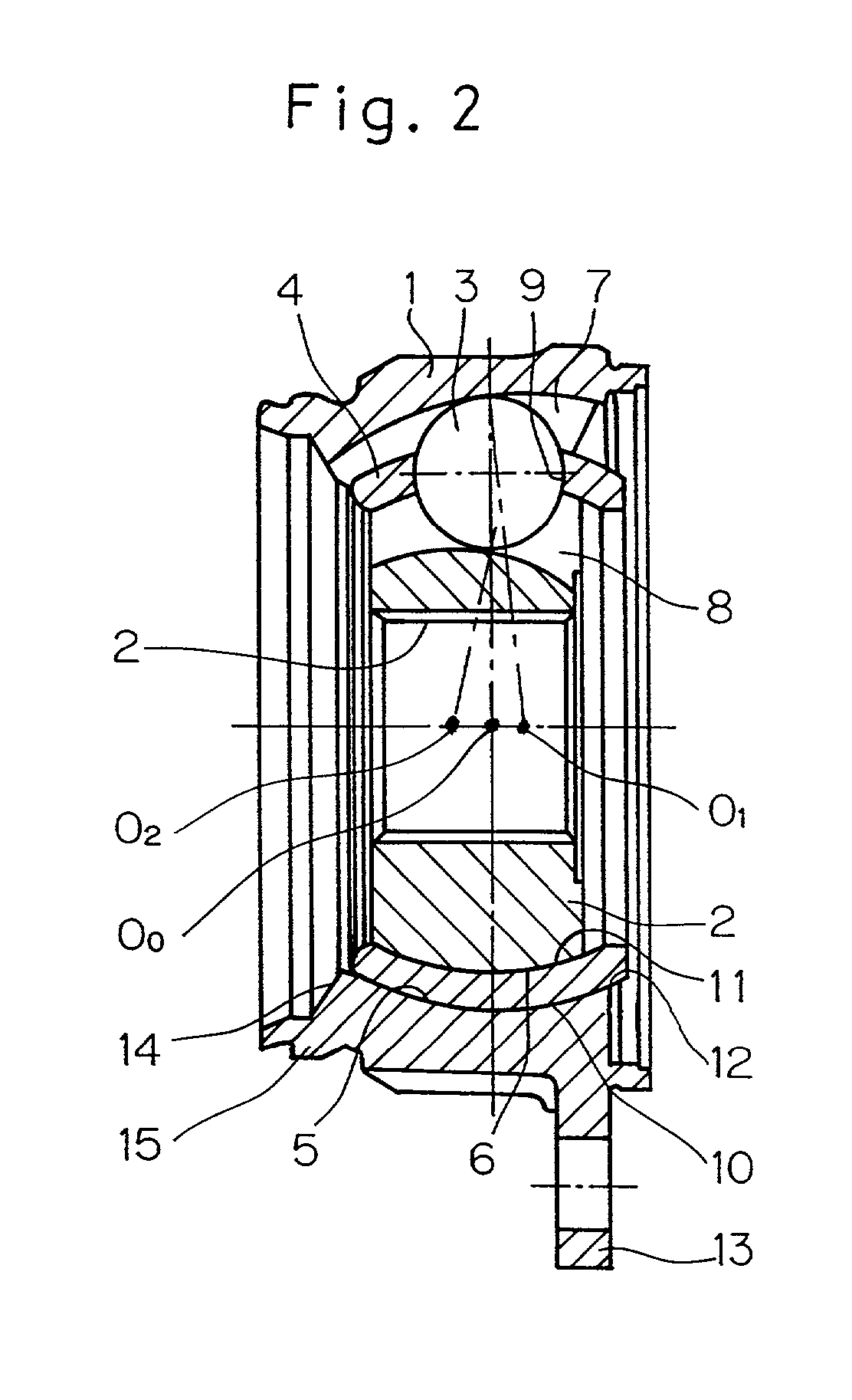 Constant velocity universal joint