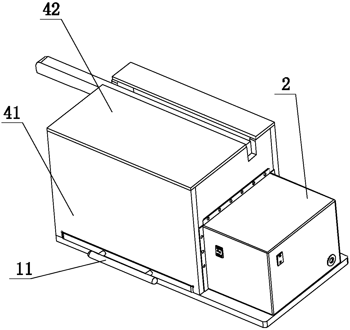 Brush cleaning device for LCD cutting