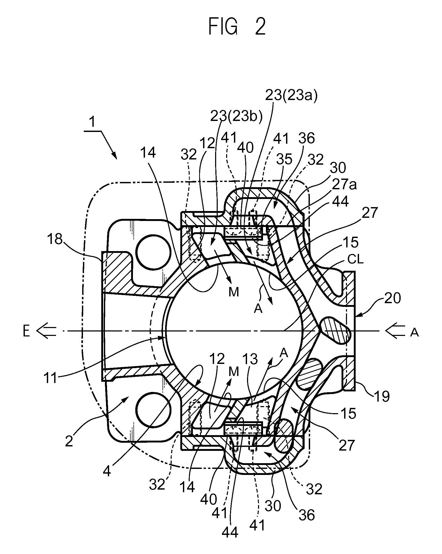 Two-stroke internal combustion engine