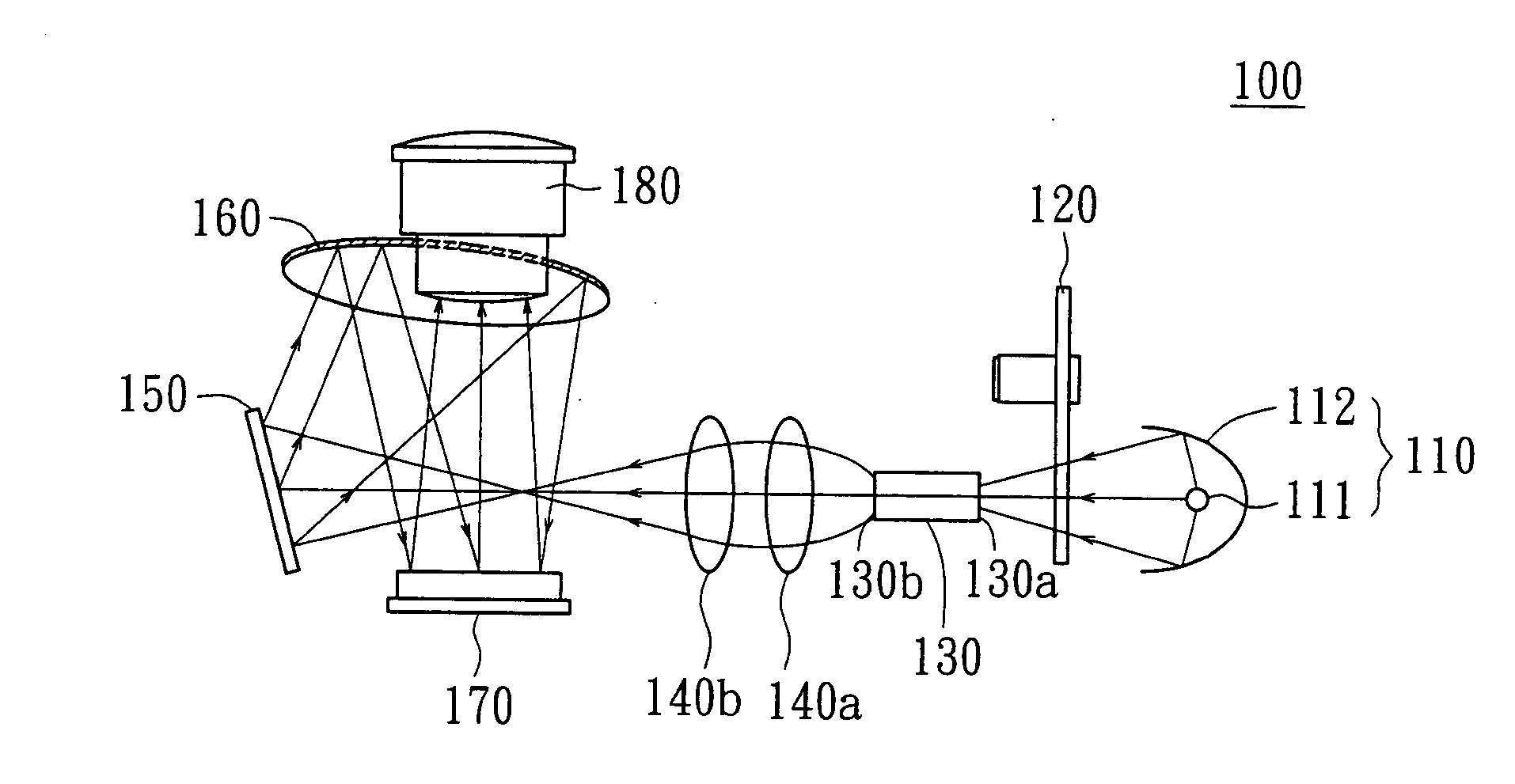 Projecting device