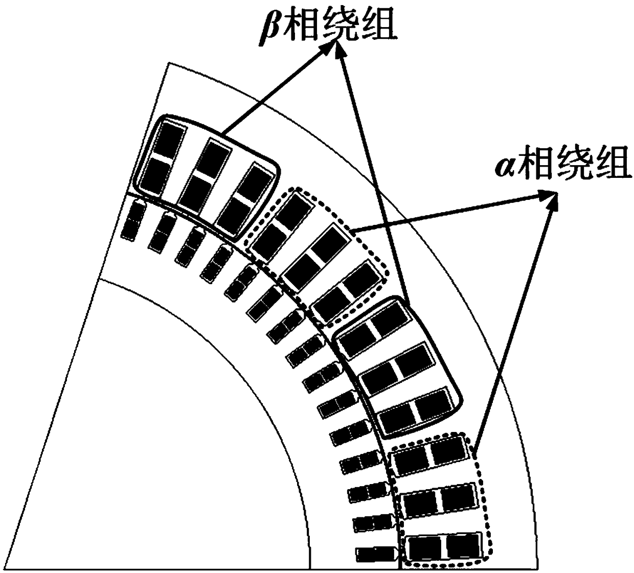 Phase fracturing type two-phase exciter and starting control method