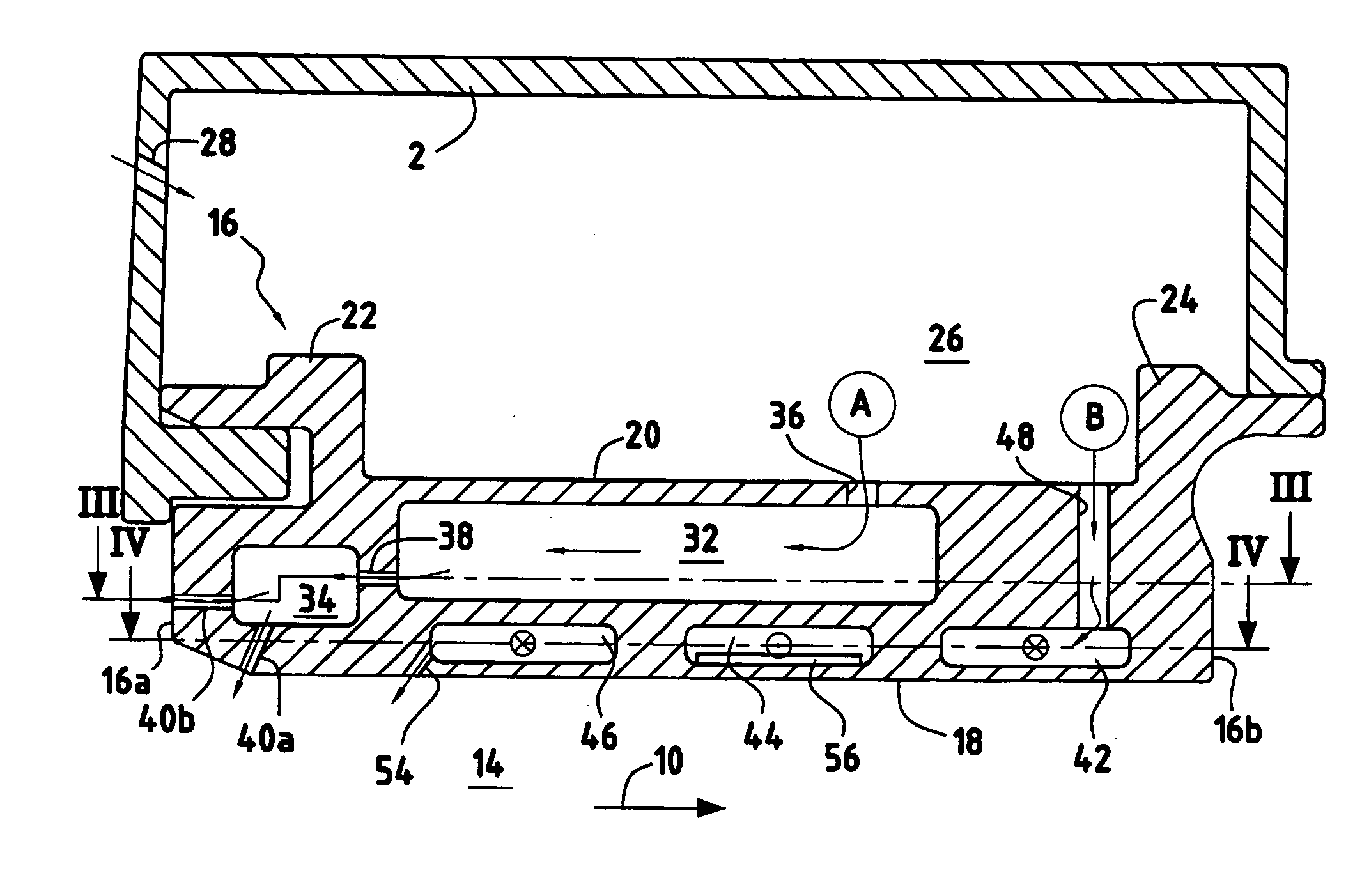 Cooling circuit for gas turbine fixed ring