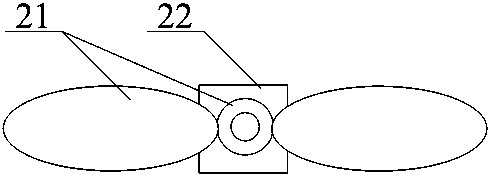 Five-axis hovering aircraft with good hovering power and working principle thereof